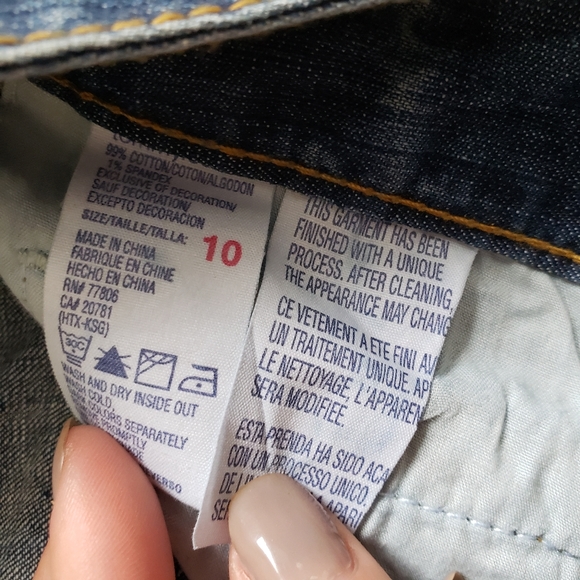 Tommy Hilfiger Vintage Embroidered Denim Capri - Picture 14 of 15